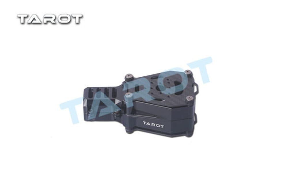 Tarot TL96032 Dual Motorhalterung X Koax schwingungsgedämpft Schwarz 25mm Rohre