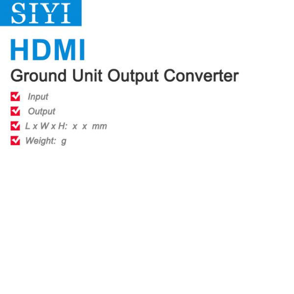 SIYI HM30 Ground Unit HDMI Adapter - GU-HDMI-OUT