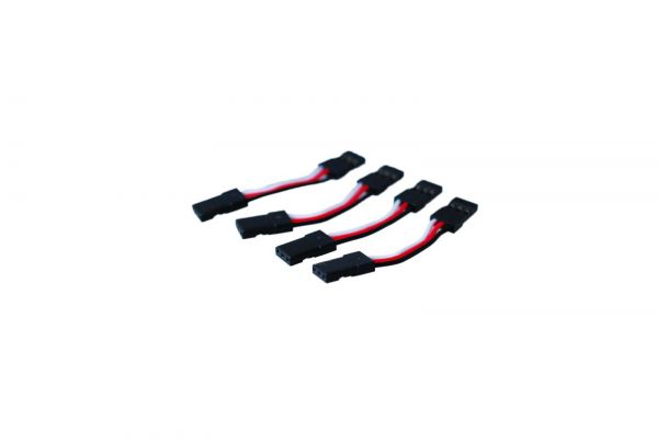 4x 3cm Adapterkabel Anschlusskabel Quadrocopter KK für JR / Futaba