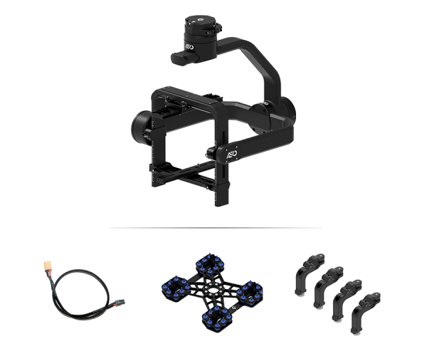 Gremsy AEVO M600 Bundle – AEVO Gimbal + Damping + Clamps + Kabel für DJI M600