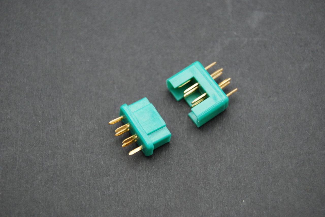 Multiplex M6 Style Stecker und Buchse Set MPX 1x Paar Multiplex M6 Style Stecker und Buchse Set MPX 1x Paar