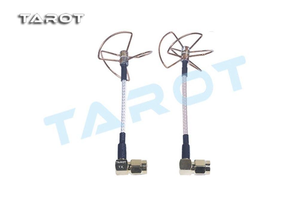 Tarot TL300K FPV RP SMA 5,8 Ghz Zirkular polarisierte Cloverleaf Antennen Set