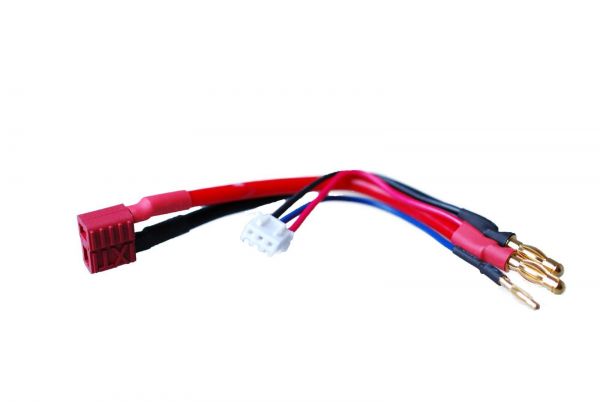 Adapterkabel T-Dean auf 4mm Goldstecker LiPo Hardcase für 2S 7,4V