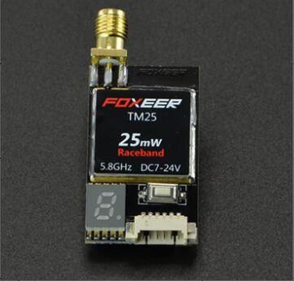FOXEER TM25 Mini 25mW Raceband 5,8 Ghz FPV A/V Video Sender