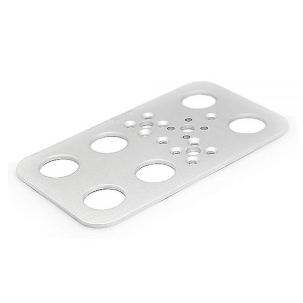 Feetech FK-FP-001 Alu Servo Platte für Biped 105 x 60 x 2 mm