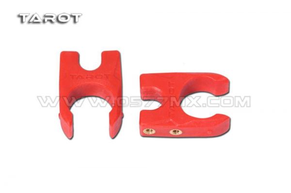 Tarot TL68B30 Halter Schellen für 16mm Carbonarme rot