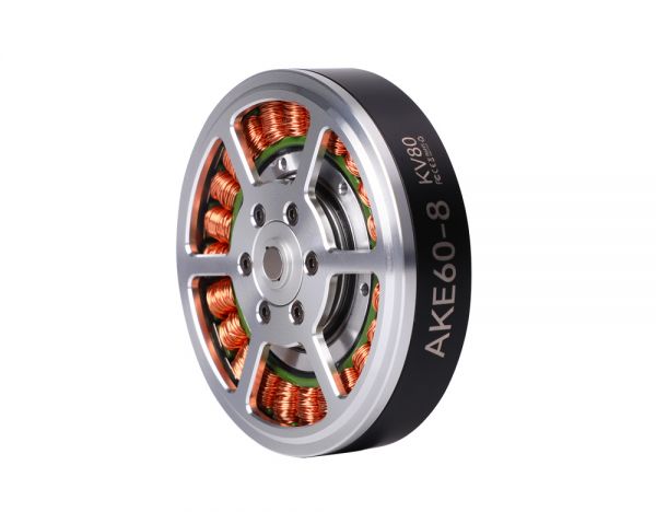 CubeMars AKE60-8 80kv Brushless Motor 24V 260g
