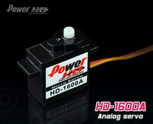 PowerHD HD-1600A Micro Analog Servo 6g 1.3kg 0,10sec 4,8V-6V