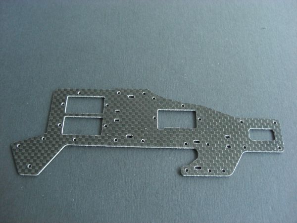 1x CFK Chassis Seitenteil Oben T-Rex 450 SE V2 CopterX