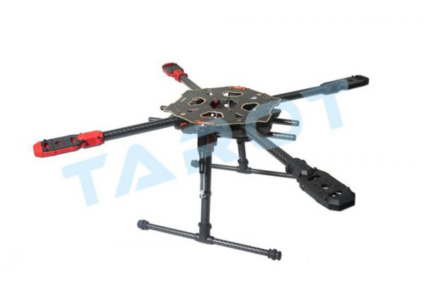 Tarot 650 Sport klappbarer Carbon Quadcopter Rahmen - elektrisches Landegestell
