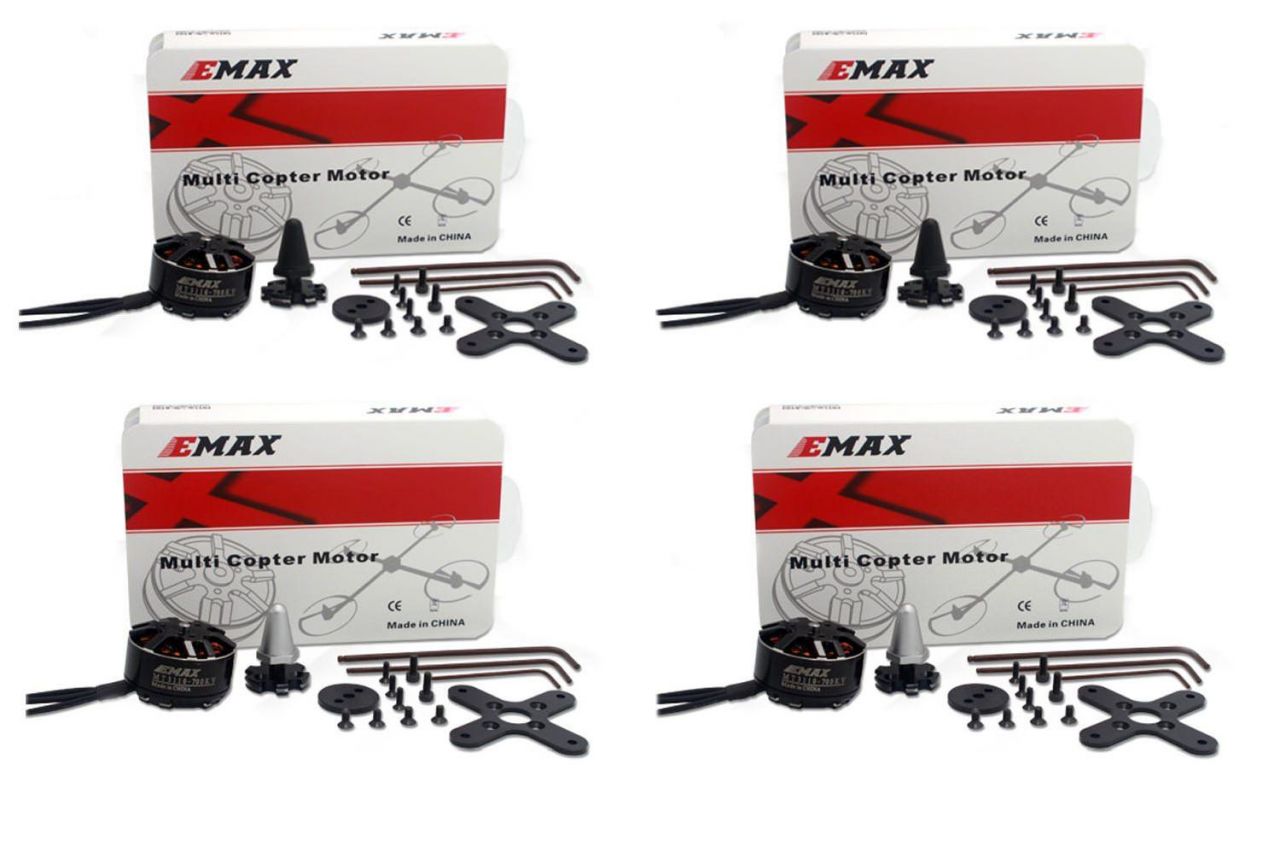 4x Emax MT3110 Brushless Motor 480kv 4S-6S 78g Quadcopter Set