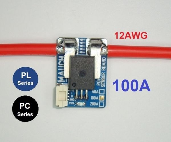 Mauch 002 - PL-100 Sensor Board 2x 10cm 12AWG mit CFK Abdeckung
