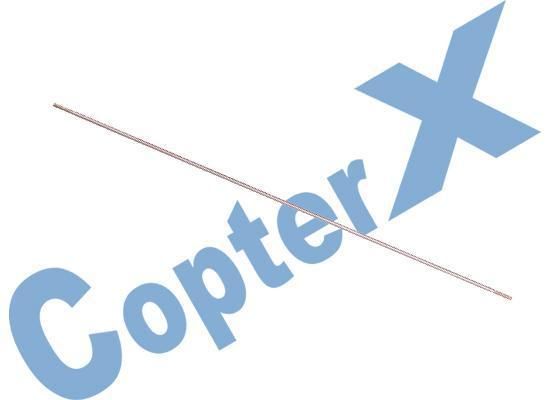 CopterX CX450-01-17 Alu Paddelstange für T-REX HK 450 SE V2