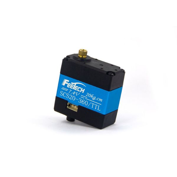 Feetech SCS20 Metall Digital BUS Robotik 360 Servo 62g 21,5kg 6V-7,4V