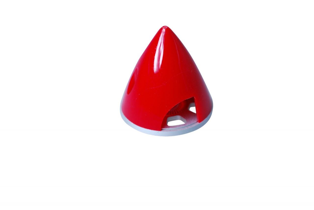 Spinner Alu-Kunststoff 70mm Rot für starre Luftschrauben Propeller