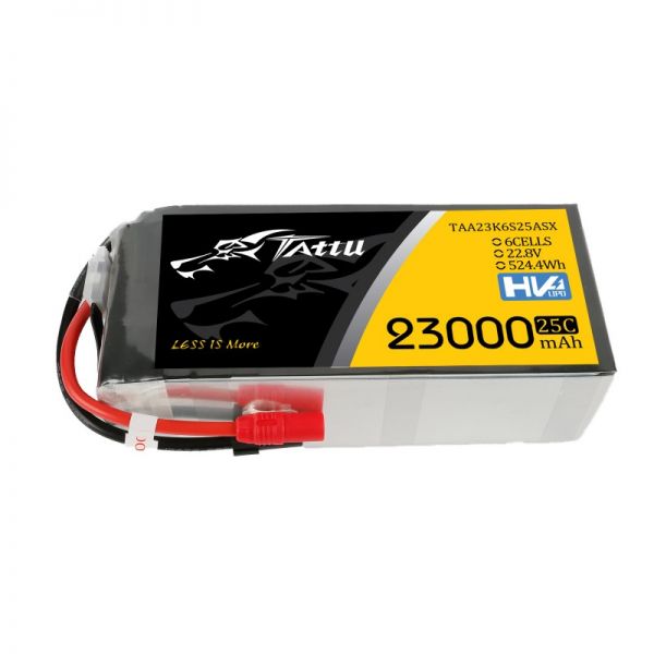 Tattu 23000mAh 22.8V 25C 6S1P Lipo Battery Pack mit AS150+XT150