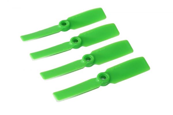 3.5x4.5 Gemfan 4x Propeller Links Grün Nylon GF Bullnose Luftschraube 3545