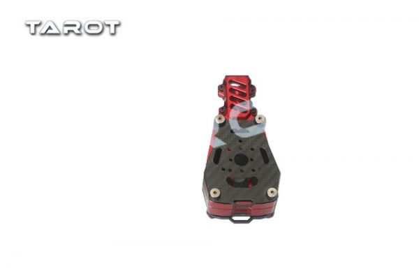 Tarot TL68B44 Dual Motorhalterung X Koax schwingungsgedämpft Rot für 16mm Rohre