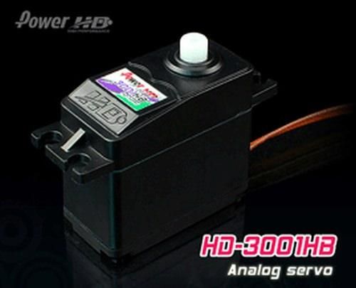 PowerHD HD-3001HB Standard Servo 43g 4.4kg 0,12sec 4,8V-6V Kugellager