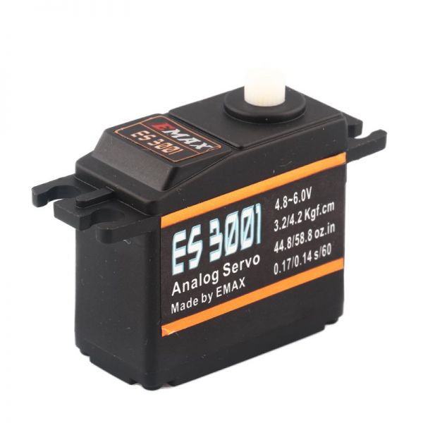 Emax ES3001 Servo 37g 4.2kg 0,14sec 4,8V-6V mit Kugellager BB