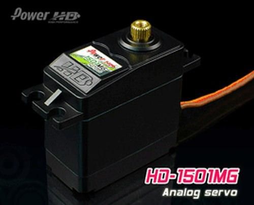 PowerHD HD-1501MG Metallgetriebe Servo 63g 17.0kg 0,14sec 4,8V-6V BB