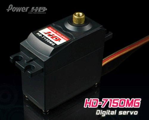 PowerHD HD-7150MG Digital Metallgetriebe Servo 49g 7,2kg 0,14sec 4,8V-6V