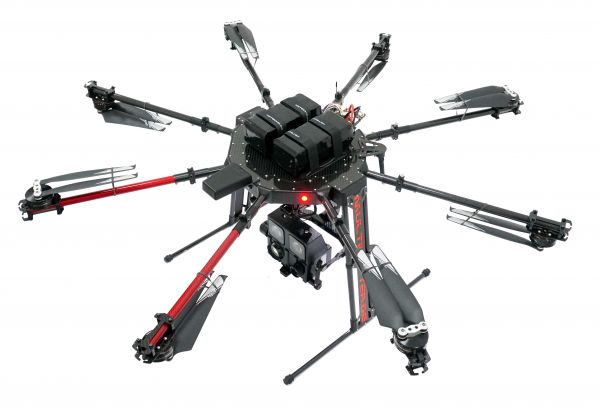 EVO-X8 BOS Oktokopter Drohne inkl.Dual Kamera Setup und Scheinwerfer- RTF Paket