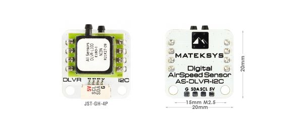Matek AS-DLVR-I2C Geschwindigkeitssensor - Digital AirSpeed sensor I2C