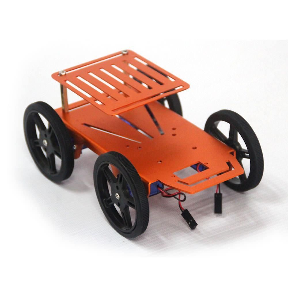 Feetech 4WD Mini Robot Plattform inkl. 4x FM90 Getriebemotor + Fahrregler