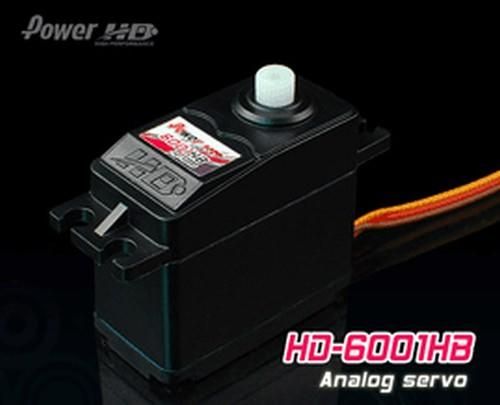 PowerHD HD-6001HB Standard Servo 43g 6.7kg 0,14sec 4,8V-6V Kugellager