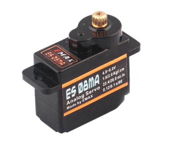 Emax ES08MA Metall Micro Servo 12g 0,1s 2,0kg Multiplex Alternative