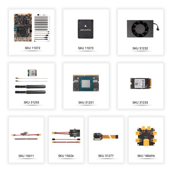 Holybro Pixhawk Jetson Baseboard Bundle - Pixhawk 6X Pro / Jetson Orin Nano 4GB (mit Wi-Fi & SSD & C